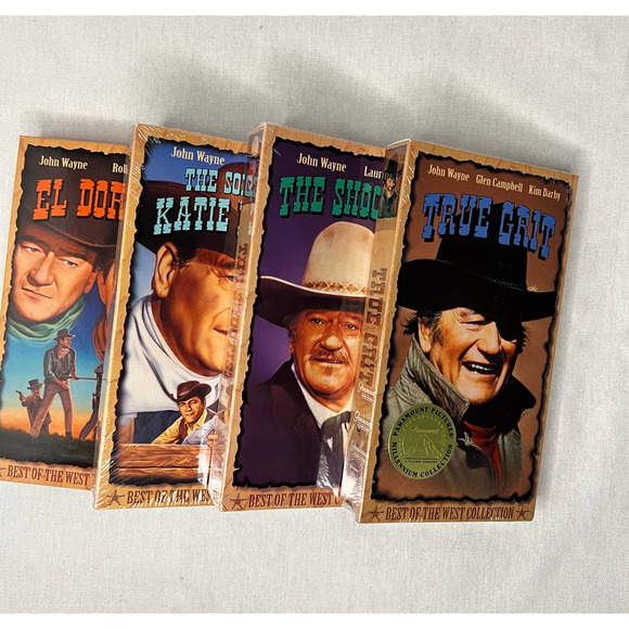 John Wayne The Duke Collection4 VHS Box Set 3 Sealed 1 Opened Excellent Best Of - Picture 5 of 6